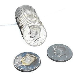 2000 Kennedy Half Dollar Roll (20 Coins)   