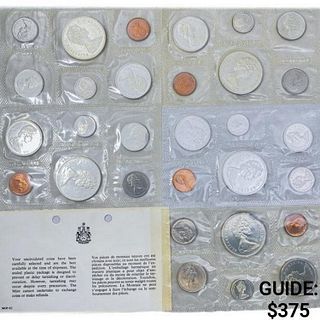 1965 Canada Proof Silver Coin Sets (30 Coins)   