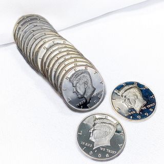 1998-S Kennedy Half Dollar Roll (20 Coins)  PR 