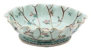 A Chinese Celadon Porcelain Bowl Diameter 11 inches.