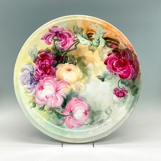 Vintage Haviland Decorative Platter, Flowers