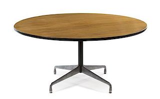 Charles and Ray Eames (American, 1907-1978; 1912-1988), HERMAN MILLER, c. 1965, Aluminum Group dining table
