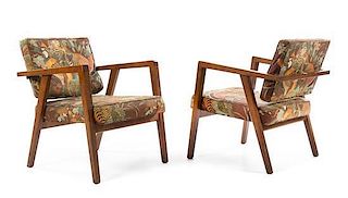 * Franco Albini (Italian, 1905-1977), KNOLL, c. 1950, a pair of lounge chairs
