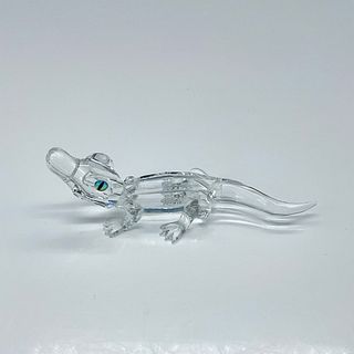 Swarovski Silver Crystal Figurine, Alligator