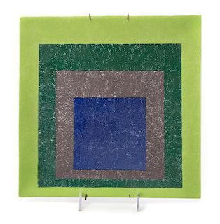 Josef Albers, (American/German, 1888-1976), Study for Homage to a Square, together with the original box