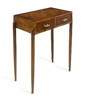 Emile-Jacques Ruhlmann (French, 1879-1933), EARLY 20TH CENTURY, a two-drawer console table