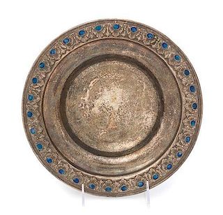 Tiffany Furnaces, a metal and enamel bowl (405)
