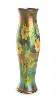 Tiffany Studios, an important Favrile glass vase