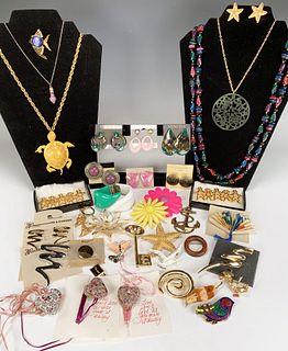 COLLECTION OF MOSTLY 80S JEWELRY