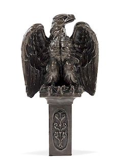 Henry Ives Cobb, an ornamental full-bodied eagle from the Chicago Federal Building, Chicago, Illinois, 1898-1905