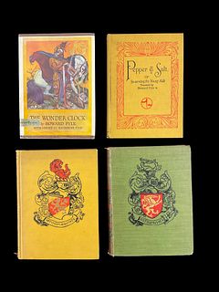4 Books Written and Illustrated by Howard Pyle, 1903-1925