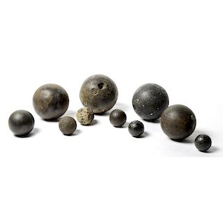 Large Lot of Cannon Balls