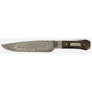 Contemporary Guardless Bowie Knife