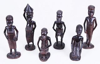 Sculptures from African (six)