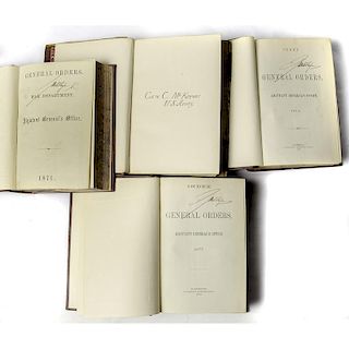 General Orders Manuals, Four Hardbound Volumes