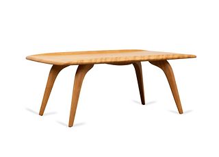 HEYWOOD WAKEFIELD SOLID BIRCH COCKTAIL TABLE