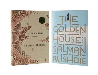 LOT OF 2 SALMAN RUSHDIE SIGNED FIRST EDITION BOOKS