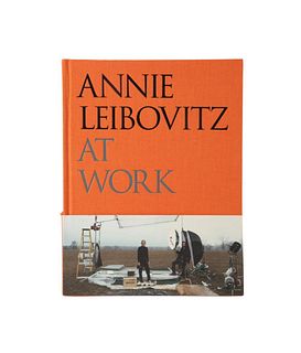 ANNIE LEIBOVITZ AT WORK, SIGNED PHOTOGRAPHY BOOK