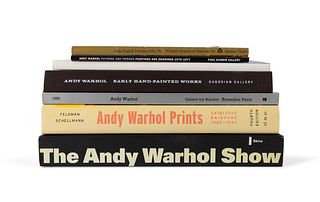 SEVEN COFFEE TABLE BOOKS ON ANDY WARHOL