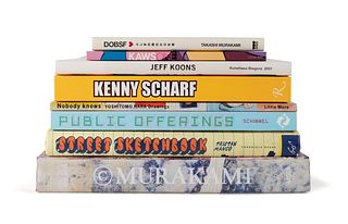 EIGHT COFFEE TABLE BOOKS ON CONTEMPORARY ARTISTS