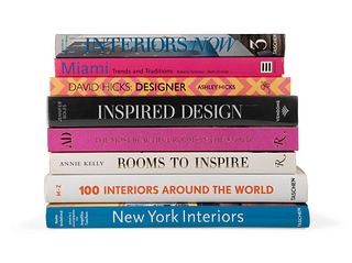 EIGHT COFFEE TABLE BOOKS ON DESIGNS AND DESIGNERS