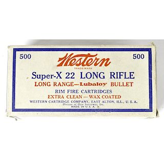 Brick of Western .22 Long Rifle Cartridges