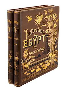 * (TRAVEL) Egypt: Descriptive, Historical and Picturesque. London, [1880]. 2 vols. Illustrated throughout.