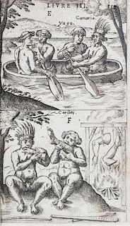 MOCQUET DE MEAUX, JEAN. Voyages En Afrique, Asie, Indes Orientales, & Occidentales. Rouen:  Jacques Caillove, 1654. New Editi