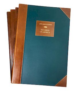 (NATURAL HISTORY) AUDUBON, JOHN JAMES . Birds of America Amsterdam edition. 4 vols. Set no. 153 of 250.  Double Elephant Foli