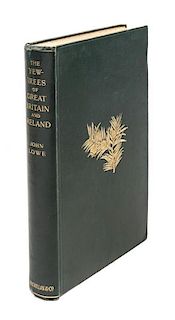 * (NATURAL HISTORY) LOWE, JOHN. The Yew- Trees of Great Britian and Ireland. New York, 1897. First Edition.