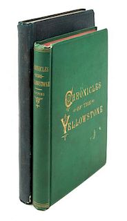 (WESTERN AMERICANA) RAYNOLDS, WILLIAM F. Report on the Exploration of the Yellowstone River [with] Chronicles of Yellowstone.