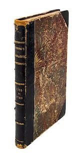 (AMERICAN REVOLUTION) FANNING, DAVID. Narrative of Colonel David Fanning ... Richmond, 1861. Limited edition, unnumbered copy