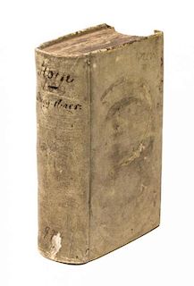(AMERICANA) HORN, GEORGIUS. De Originibus Americanis. Hemipoli/ Hildesheim: Joannis Mulleri, 1699. Posthumous edition.