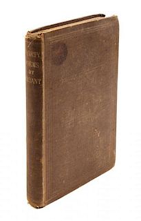 BRYANT, WILLIAM CULLEN. Thirty Poems. New York: D. Appleton and Company, 1864. Signed and dated by author.