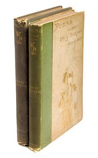DICKINSON, EMILY. Collection of two works by Emily Dickinson. Boston: Roberts Brothers, various dates.