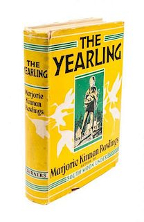 Marjorie Kinnan Rawlings. The Yearling. New York, 1938. First trade edition. 8vo. With dust jacket.
