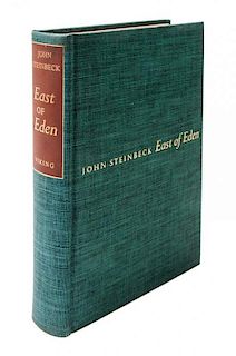 STEINBECK, JOHN. East of Eden. New York: Viking, 1952. Signed limited first edition.