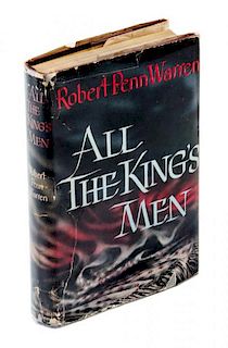 PENN WARREN, ROBERT. All the King's Men. New York: Harcourt, Brace and Company, 1946. First edition. Full dust jacket.
