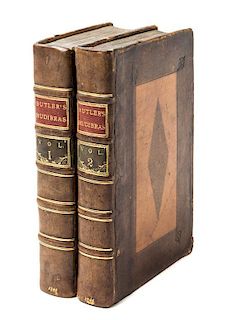 BUTLER, SAMUEL. Hudibras, in Three Parts, Written in the Time of the Late Wars: Corrected and Amended. London: J. Bentham, 17