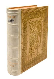 * GOETHE, JOHANN WOLFGANG von. Faust. Berlin: Askanischer Verlag, n.d. One hundred years edition. Tipped-in illustrations and