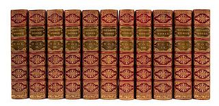 * (LITERATURE) The Works of Samuel Johnson, LL.D. London: William Pickering, 1825. 11 vols.