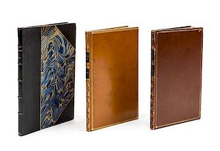 BYRON, LORD. Three short works, all nicely bound, Manfred includes original wrappers bound in.
