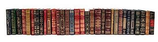 (FRANKLIN LIBRARY)  A collection of 33 volumes from the 100 Greatest Books  of all Time. Various authors. Various dates.