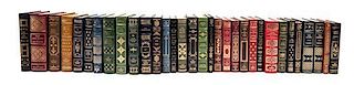 (FRANKLIN LIBRARY) A collection of 33 volumes from the 100 Greatest Books of All Time. Various Authors. Various dates.