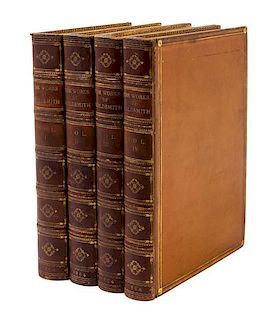 * (COLLECTED WORKS) GOLDSMITH, OLIVER The Works of Oliver Goldsmith. London: John Murray, 1854. 4 vols.