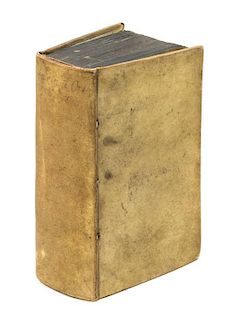 (BINDINGS) HEINSIUS, DANIEL. Orationum. Amsterdam: Officina Elzeviriana, 1657. Small 12mo. Enlarged edition with dissertation