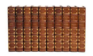POE, EDGAR ALLAN. The complete Works of Edgar Allan Poe. 10 vols. Limited. Illustrated by Frederick Simpson Coburn.