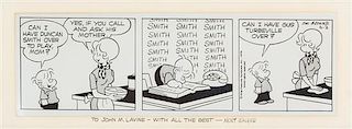 (WALKER, MORT) and (BROWNE, DIK) A three panel cartoon dated June 2, 1976.