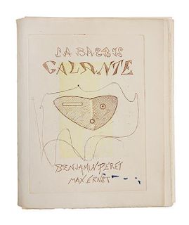 ERNST, MAX. Le Brebis Galante. Paris, 1949 Dust jacket illustrated with original lithograhs by Max Ernst. Illustrated through