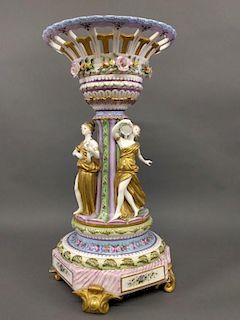 Large Dresden porcelain
